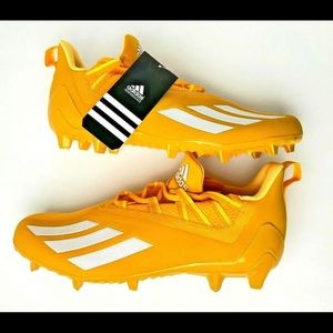 adidas Adizero 21 Football Cleats Yellow Orange White Creamsicle GY7966 Sz 12.5